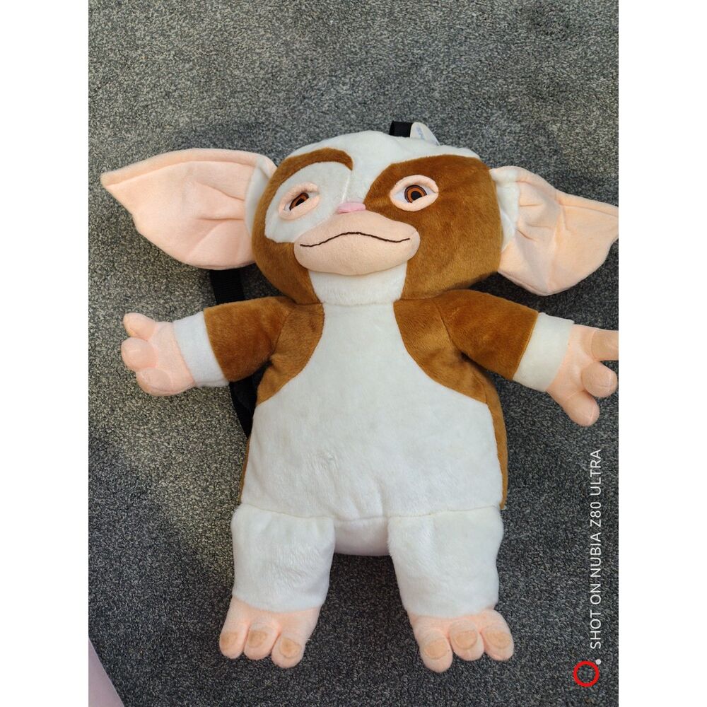 RARE Vintage Gremlins Movie Gizmo Plush Backpack NWT